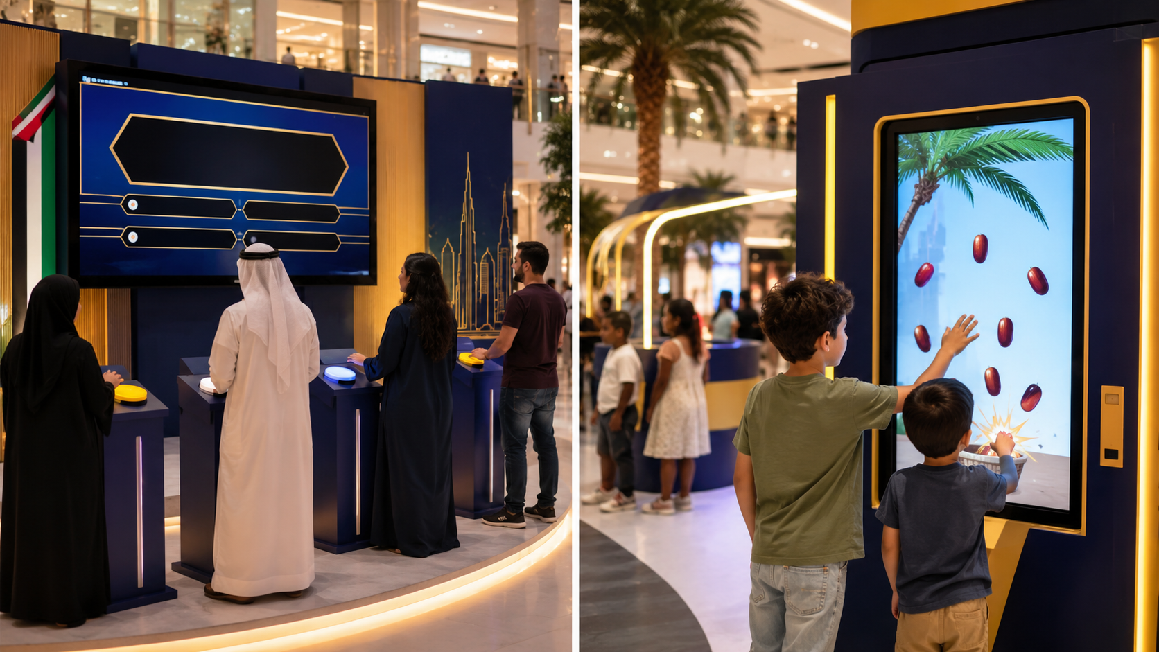 National Day Buzzer Quiz activation visual