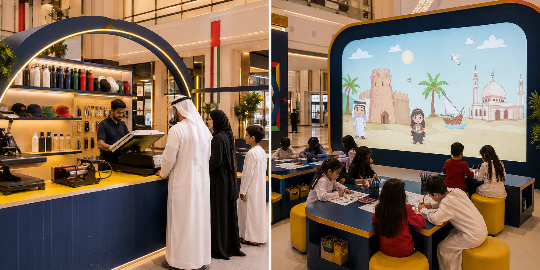 Customised Gift Studio activation visual